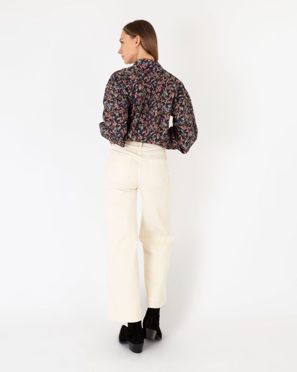 Anaya Popover Shirt in Berry Bittersweet Liberty Fabric Supply