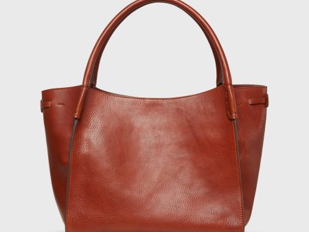 Zoe Tote in English Tan Leather Supply