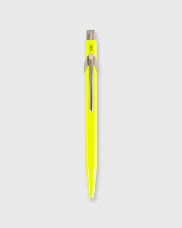 Ballpoint Pen in Fluo Yellow Online Sale