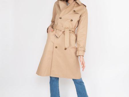 Greta Trench Coat in Beige Online