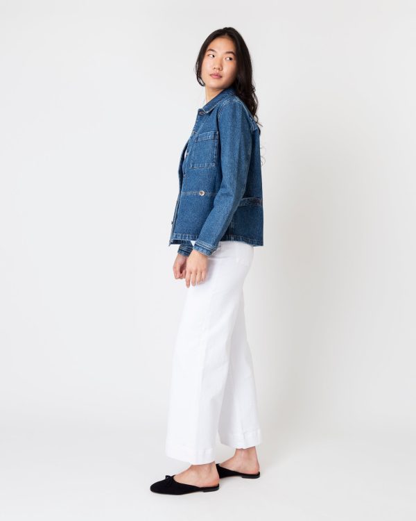 Dina Jacket in Washed Indigo Fashion