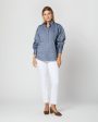 Anaya Popover Shirt in Indigo Cotolino Chambray Online Hot Sale