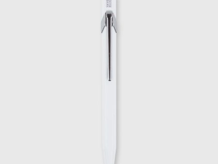 Ballpoint Pen in White on Sale