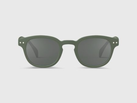 #C Sunglasses in Kaki Green Online now