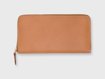 Zip Wallet in Natural Leather Supply