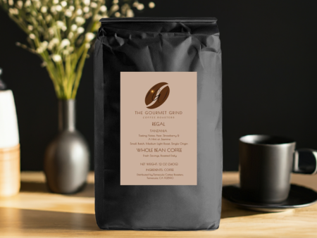 REGAL: Tanzanian single origin medium-light roast coffee For Sale