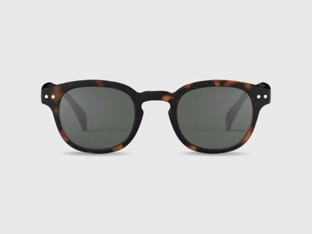 #C Sunglasses in Tortoise Fashion