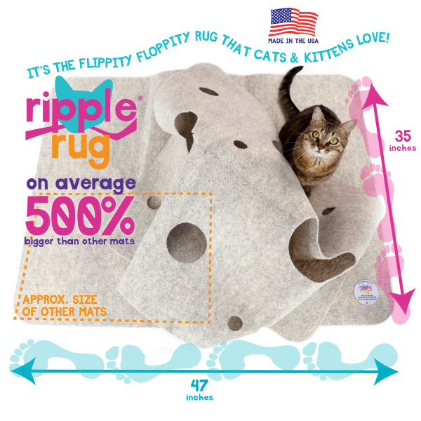 Nathan the Cat Lady Presents...The Ripple Rug Online Hot Sale