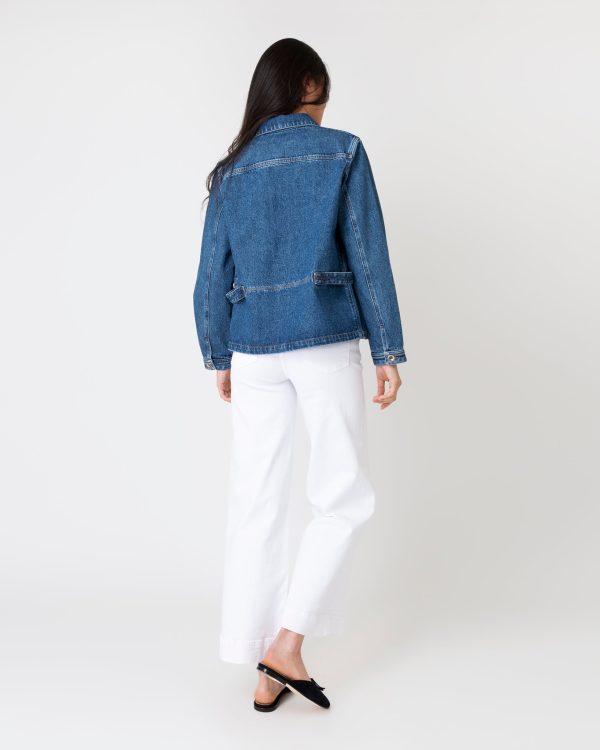 Dina Jacket in Washed Indigo Fashion