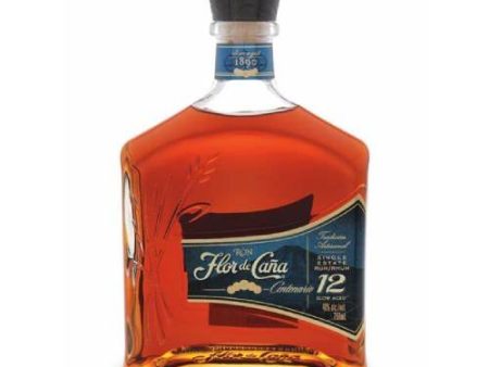 Flor De Cana Rum Centenario 12 Year - 750ML Online Hot Sale