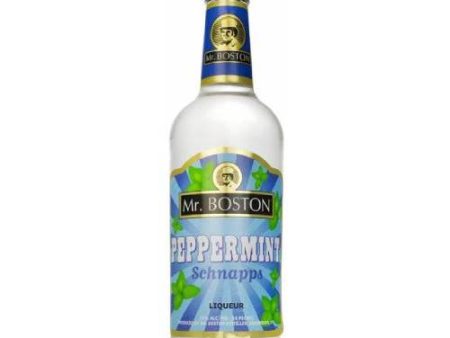 Mr. Boston Liqueur Peppermint Schnapps - 1L For Discount