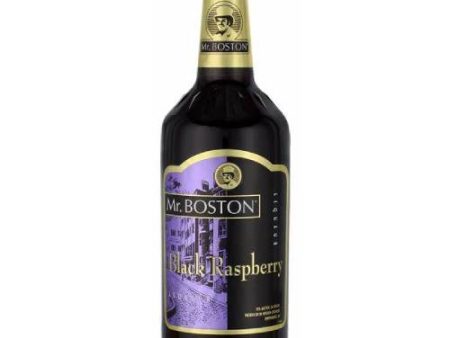 Mr. Boston Liqueur Black Raspberry - 1L For Sale