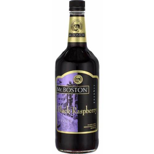 Mr. Boston Liqueur Black Raspberry - 1L For Sale