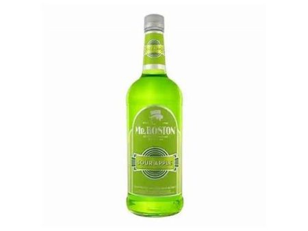 Mr. Boston Liqueur Sour Apple Schnapps - 1L Supply