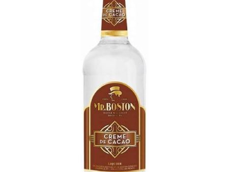 Mr. Boston Liqueur Creme de Cacao, White  - 1L For Discount