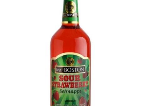 Mr. Boston Liqueur Sour Strawberry Schnapps - 1L Online