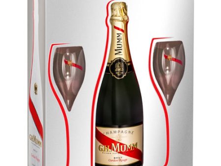 GH Mumm Grand Cordon Brutw 2flutes - 750ML Discount