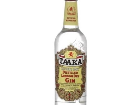 Taaka Gin Distilled London Dry 80 Proof - 750ML Online Hot Sale